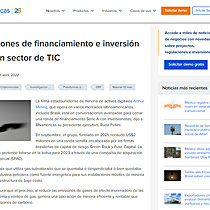 Operaciones de financiamiento e inversin impulsan sector de TIC